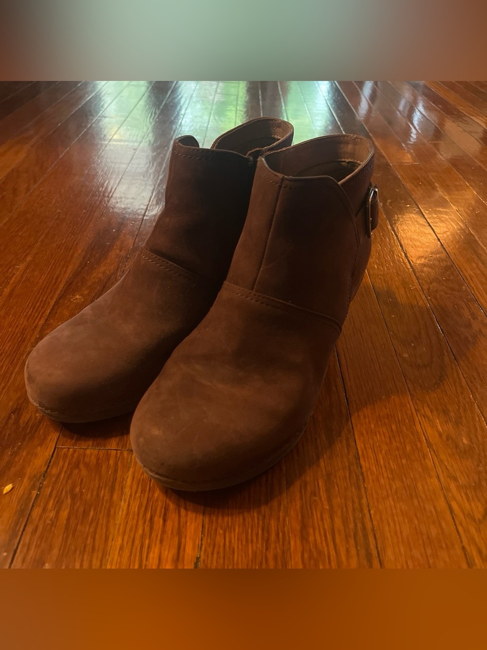 Women's Dansko Suede Ankle Booties